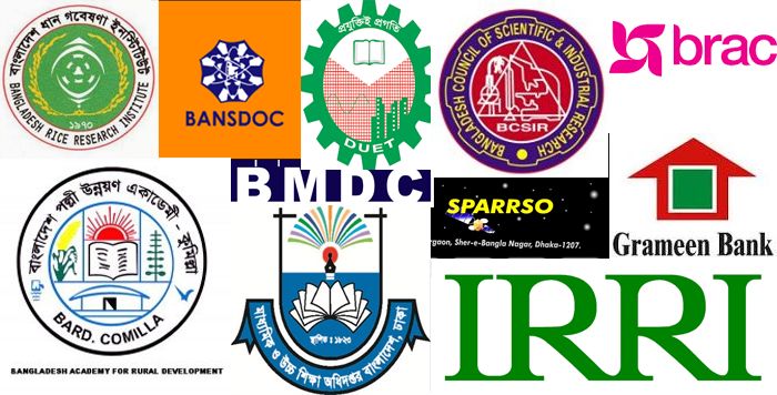 Institutes and organizations of bangladesh